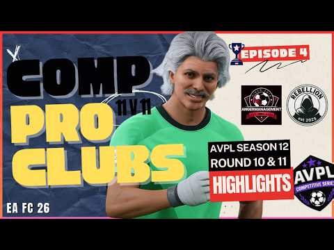 COMP PRO CLUBS is incredibly sweaty.. EA FC 26 Clubs COMP Highlights (Episode 4)