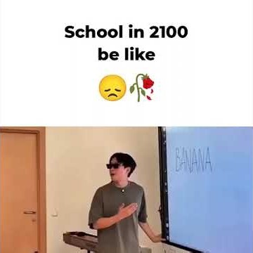 POV: You're in school in the year 2100 😭 #school #future #relatable
