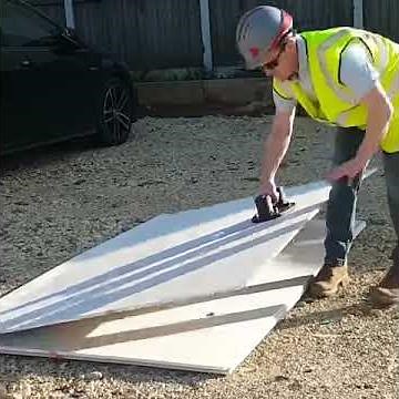 How to use a GRABO for heavy wood panel lifting