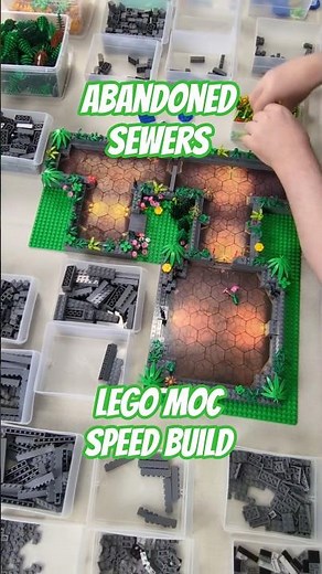 Gloomhaven - Abandoned Sewers LEGO MOC speed build