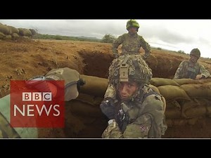 Inside British Army training mission in Kenya - BBC News