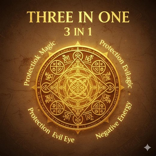 3-in-1 Spiritual Protection Taweez Amulet (digital Download) - Etsy