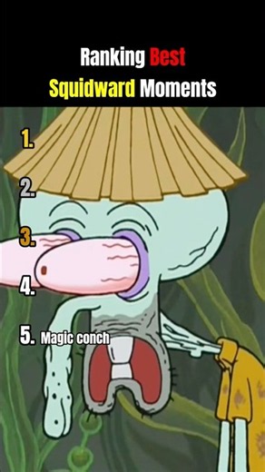 Ranking Best Squidward Moments