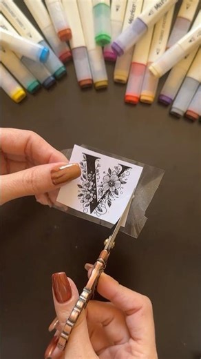 How to make transparent sticker at home 🤩#diysticker#diy#art#sticker