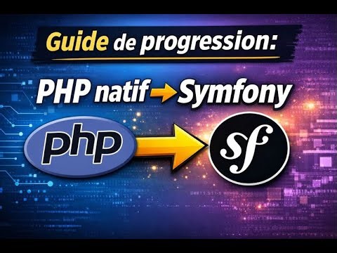 Guide de progression : PHP natif ➝ Symfony