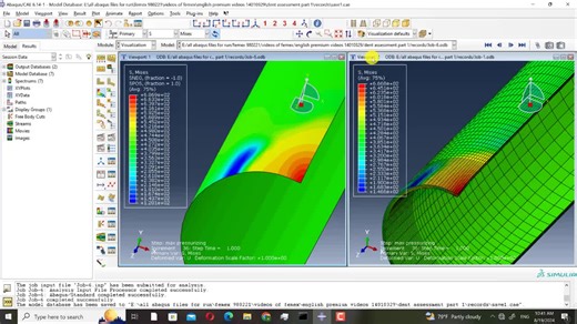 Abaqus tutorial on API 579 for dents | Amirhossein Mirzabozorg posted on the topic | LinkedIn
