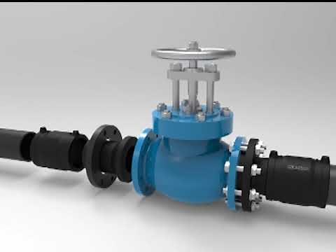 Instalación de brida en tubería HDPE (Electrofusión)