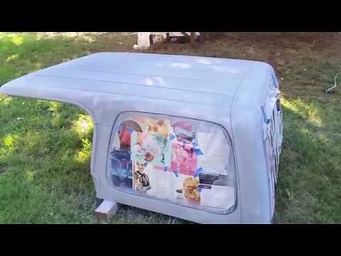 Painting a jeep hard top