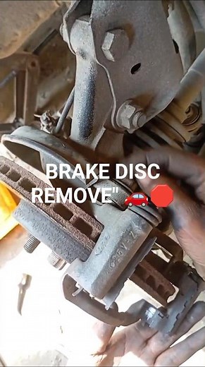 How to Remove a Car Brake Disc/Rotor | Step-by-Step Installation Guide 🚗🛑 #mechaniclife #shorts