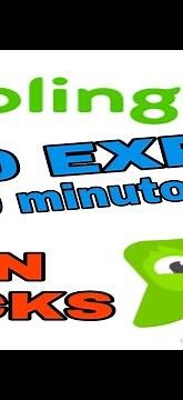 How to get a lot of EXP on Duolingo NO HACKS / 2020 trick (English captions)