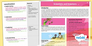 Science: Scientists and Inventors Year 6 Unit Planning Overview