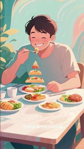 Eat slowly to aid digestion