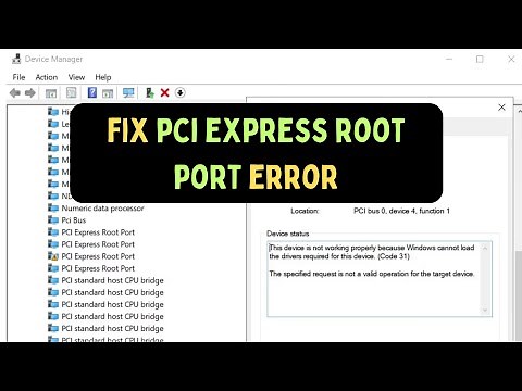How To Fix PCI Express Root Port Error in Windows 11