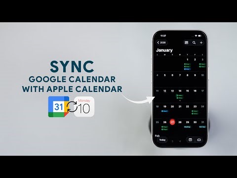 How To Sync Google Calendar With Apple Calendar?