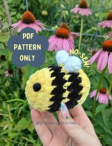 NO-SEW Crochet PDF Bee Pattern - Etsy Australia