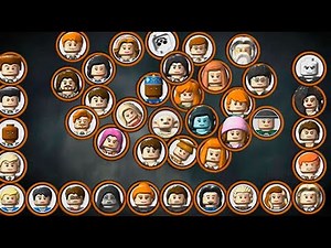 All characters' cards in the game LEGO Harry Potter: Years 5-7