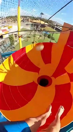 POV: Giant Funnel Water Slide 😱💦 | Ultra Realistic 4K #Shorts #POV #WaterSlide