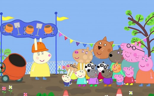 小猪佩奇英文版儿歌— Jumping in Muddy Puddles