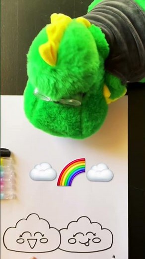 How to draw a rainbow with happy clouds | Easy & Beautiful drawings | Fun for kids aged 5 to 6