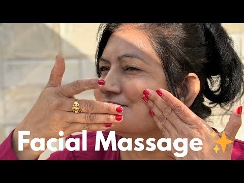 Step by Step Facial Massage at Home | Easy Skincare Routine for Glowing Skin