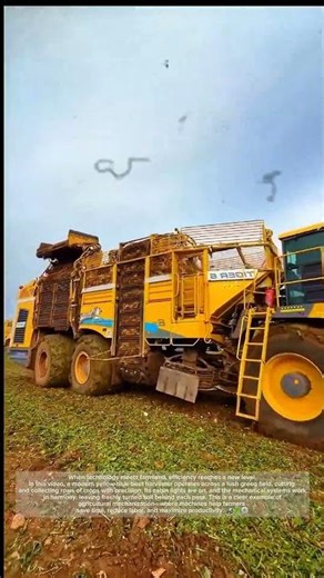 Sugar Beet Harvester Field Operation – High-Tech Agriculture!