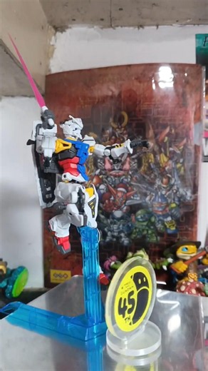White Gundam Gquuuuuux Gundam Rifle and Sword #gundam #gunpla