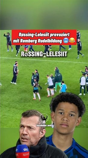 Røssing-Lelesiit provokes pack formation with Remberg 🥶😂