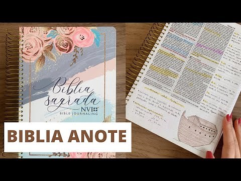 REVIEW BÍBLIA ANOTE - FÉ ILUSTRADA - bíblia com espaço para anotações