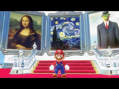 What if Mario Odyssey had Custom Paintings? [Mario Odyssey Real-Life Custom Paintings Mod]