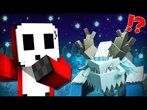 How I Survived a FROZEN WASTELAND in Minecraft