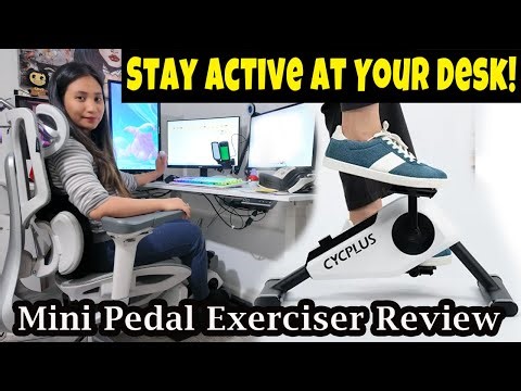 How I Stay Active While Working – Cycplus Mini Pedal Exerciser!