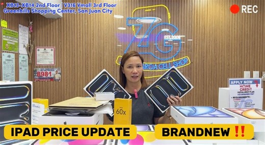 iPad Price update | Brandnew sealed #zitrogarcia #zitrogarciacellshop | Zitro Garcia Cell Shop