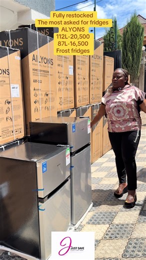🧊 Fully Restocked — ALYONS Frost Fridges! 🔥 Most Asked For Models Are Here! \t•\tALYONS 112L – KSh 20,500 \t•\tALYONS 87L – KSh 16,500 ✅ Frost-free cooling ✅ Compact & reliable ✅ Perfect for home, office, or rental 📩 Message us now to reserve yours before they run out! #fridge #kenyantiktok🇰🇪 #fyppppppppppppppppppppppp #vibe #affordable