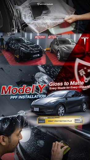 6.8K views · 17 reactions | TESLA MODEL Y Matte Ameritech Paint...