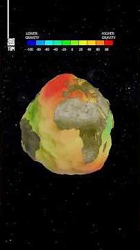 This is Earth's Gravity Map