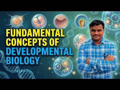 Basic concepts of Developmental Biology|Embryology|Degree fourth semester