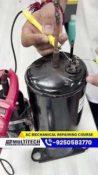 How to Identify Compressor Terminals | AC Repairing Training | Multitech Institute
