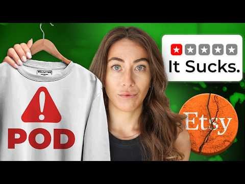 DON'T Start an Etsy Print On Demand Shop Until You Watch THIS (Here’s My Honest Advice)
