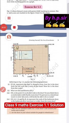 Class 9 Maths Exercise 1.1 Solution 2026-27 /Class 9 New Ncert Book 2026/Ganita Manjari Book 2026-27