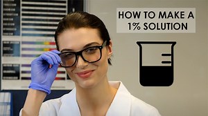 How to Make a 1% Solution