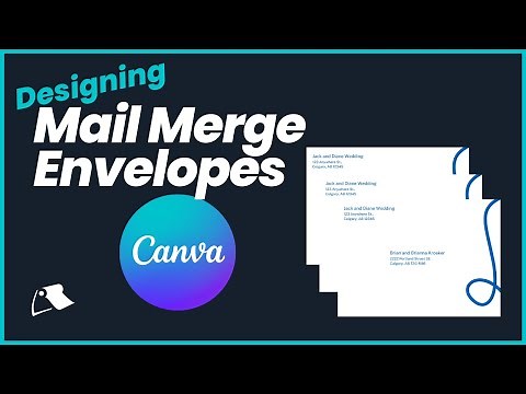 How to Set Up an Envelope File with Mail Merge in Canva