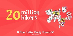 Hike Messenger crosses the 20 mn user base adding 5 million users in the past 3 months alone