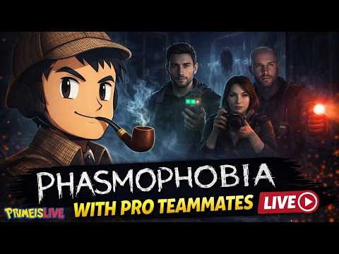 Phasmophobia LIVE 🔴 With PRO Teammates | India Horror Stream 🔴 🇮🇳