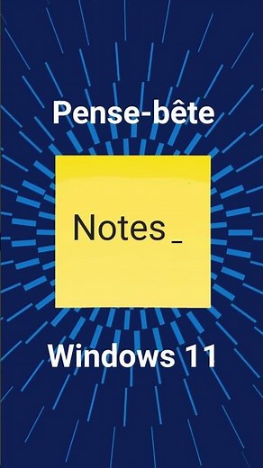 Comment utiliser le pense-bête intégré à Windows