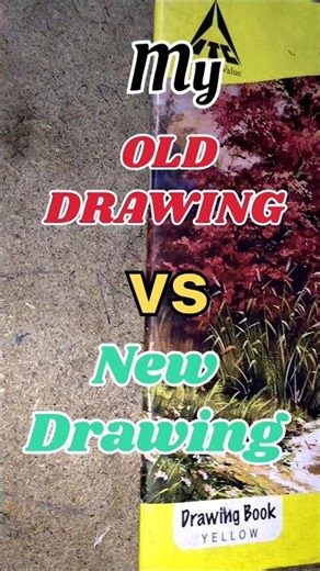 Old vs New Drawing #shorts #drawing #artwork