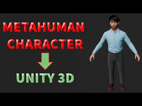 Metahuman Character To Unity Game Engine | How to use metahuman character in unity