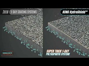 KONGCRETE COATINGS HydroShield™ - The Next-level Two-layer Flooring System For Superior Protection.