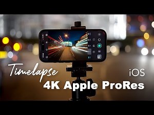 Capture STUNNING Timelapse in 4K Apple ProRes on iPhone 17 - with Motion Blur Effects!