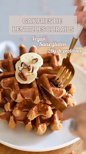 Trop bonne idée cette recette de gaufres 🤩 La recette ici : https://www.instagram.com/p/CvZcb4WtV3X/ | Marmiton