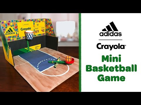 adidas x Crayola DIY Mini Basketball Game || Crayola CIY